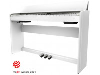Roland F701 WH Piano vertical branco design contemporaneo